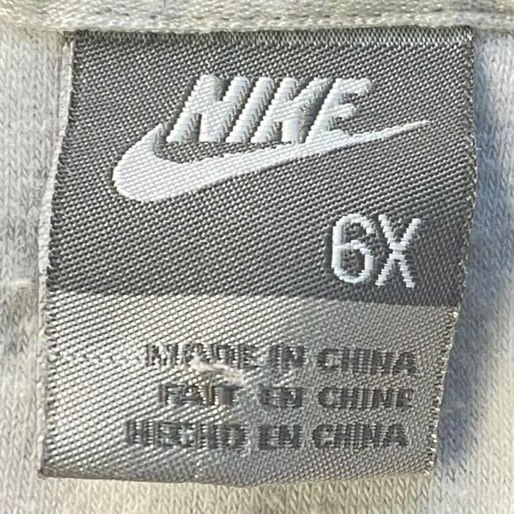 Y2K Nike Terry Cloth Hooded Romper Girls Sz 6X Rainbow MulticolorX - Picture 3 of 11